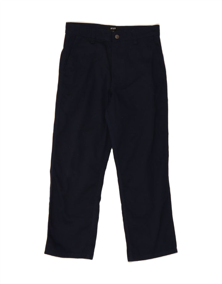 HUF Mens Cropped Jeans W30 L25 Navy Blue Cotton Vintage HUF and Second-Hand HUF from Messina Hembry 