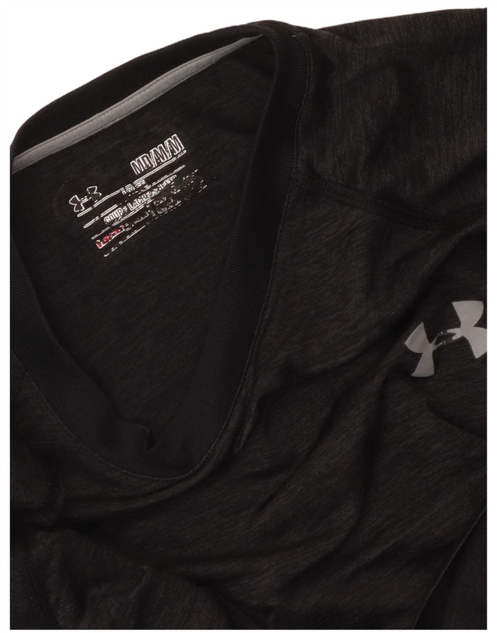 Under Armour Mens Loose Fit T-Shirt Top Medium Black Flecked