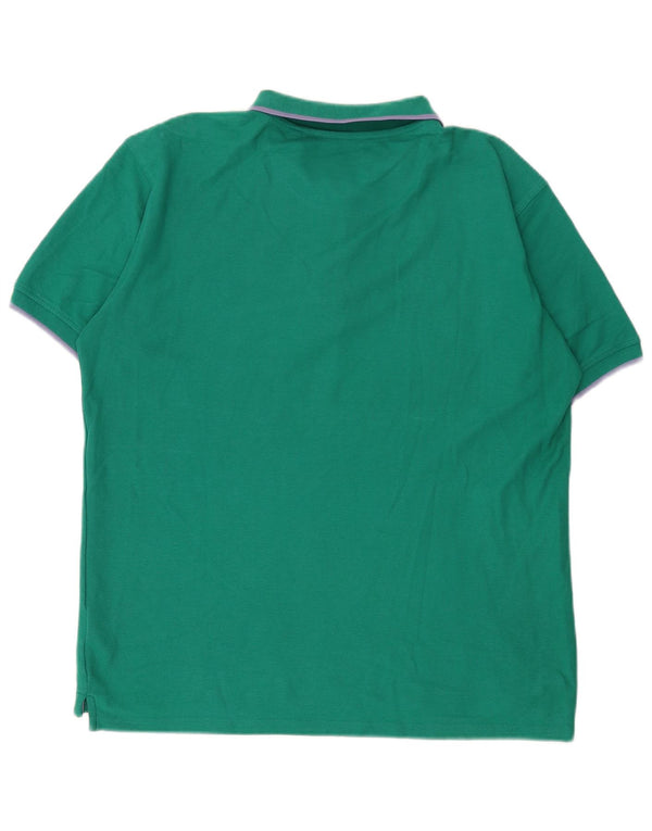 U.S. Polo Assn. Mens Polo Shirt 2XL Green Cotton