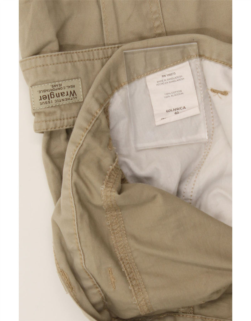 WRANGLER Mens Cargo Shorts W40 XL Beige Cotton Vintage Wrangler and Second-Hand Wrangler from Messina Hembry 