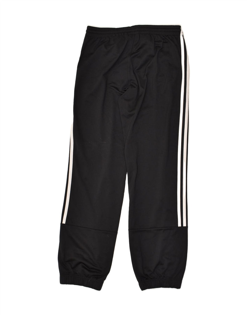 ADIDAS Boys Tracksuit Trousers 13-14 Years Black Polyester | Vintage Adidas | Thrift | Second-Hand Adidas | Used Clothing | Messina Hembry 