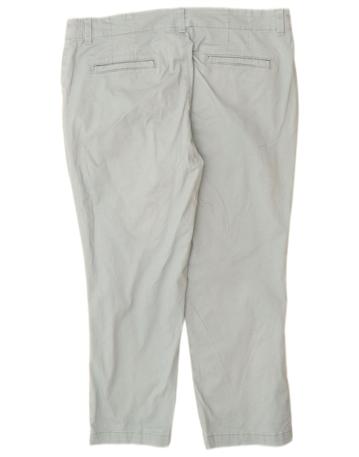 Lee Womens Capri Trousers US 12 Large W32 L24 Turquoise Cotton