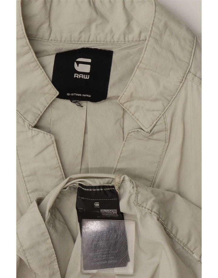 G-Star Womens Shift Dress UK 16 Large Green Cotton