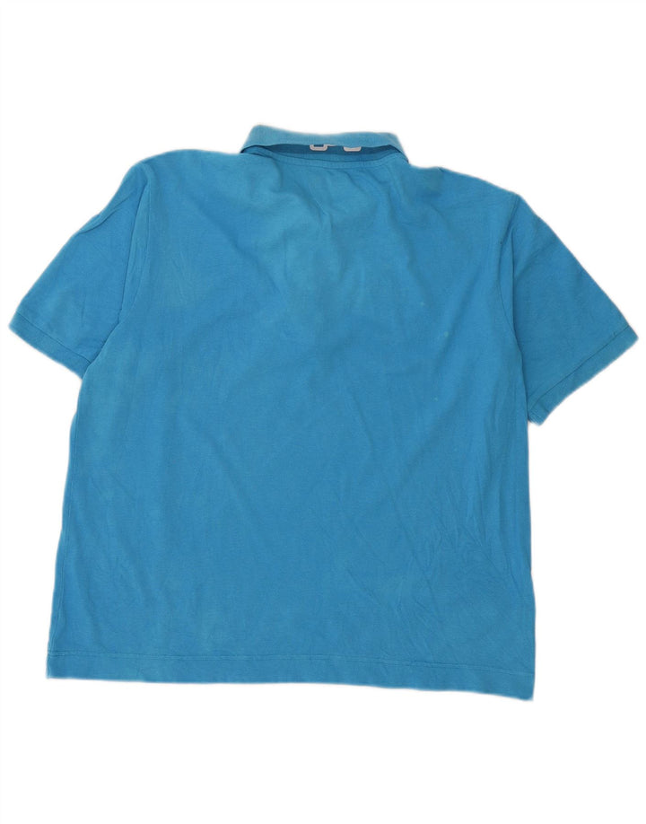 Kappa Mens Graphic Polo Shirt XL Blue
