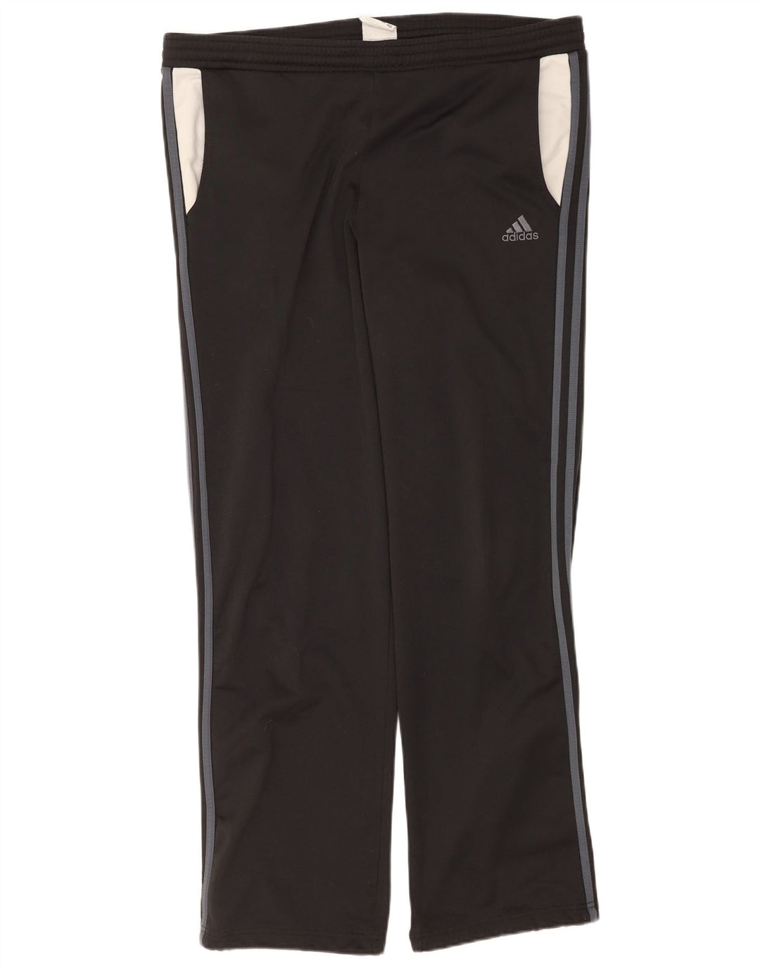 Adidas Mens Tracksuit Trousers UK 38/40 Medium Black Polyester