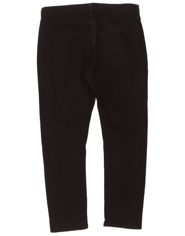 Marks & Spencer Mens Slim Jeans W32 L29 Black Cotton