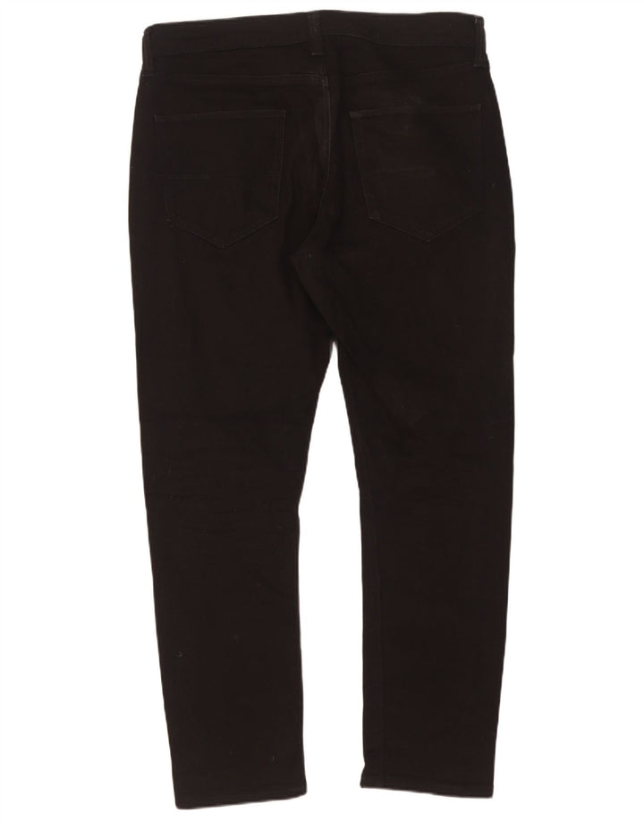 Marks & Spencer Mens Slim Jeans W32 L29 Black Cotton