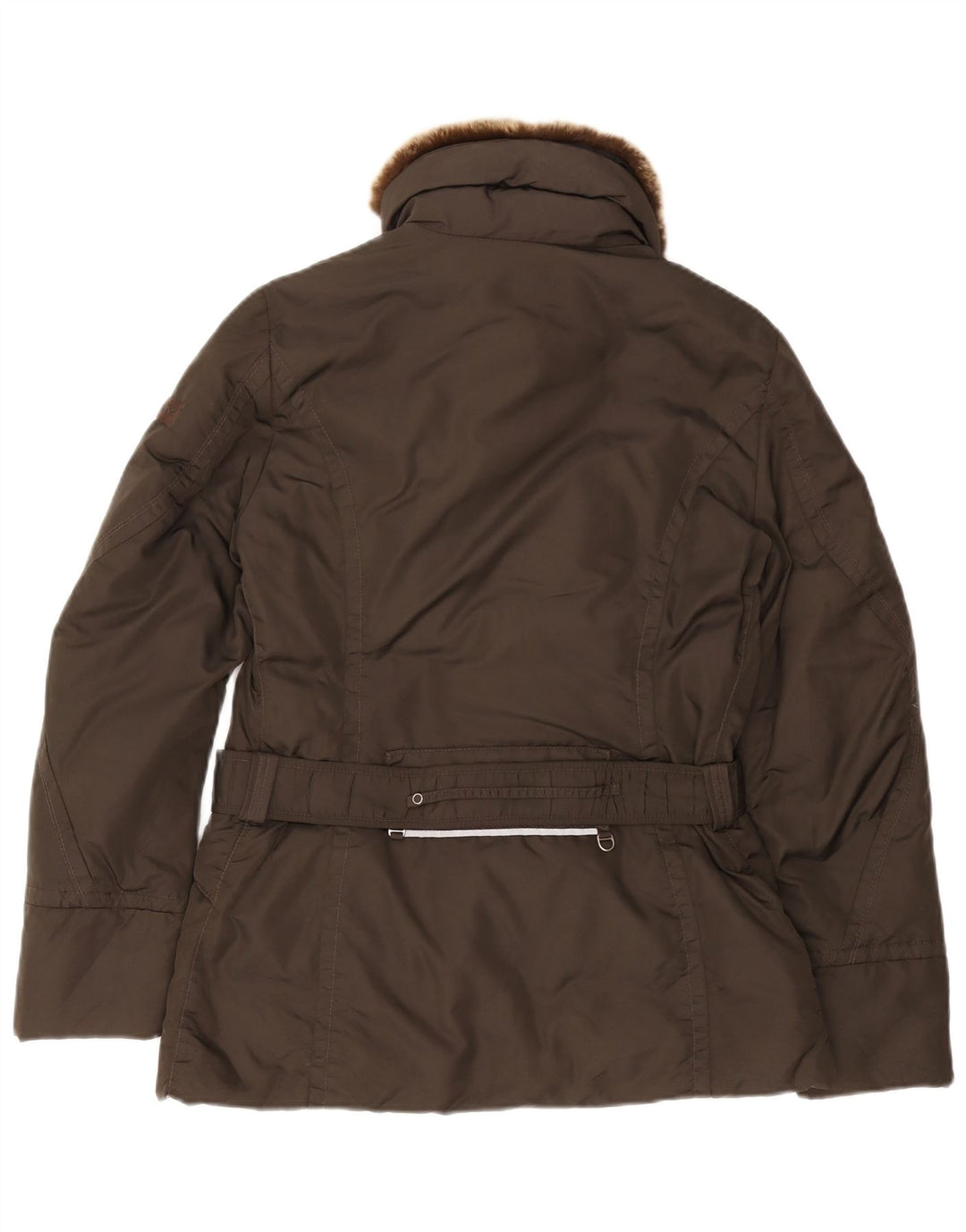 PEUTEREY Womens Padded Jacket IT 44 Medium Brown Polyamide