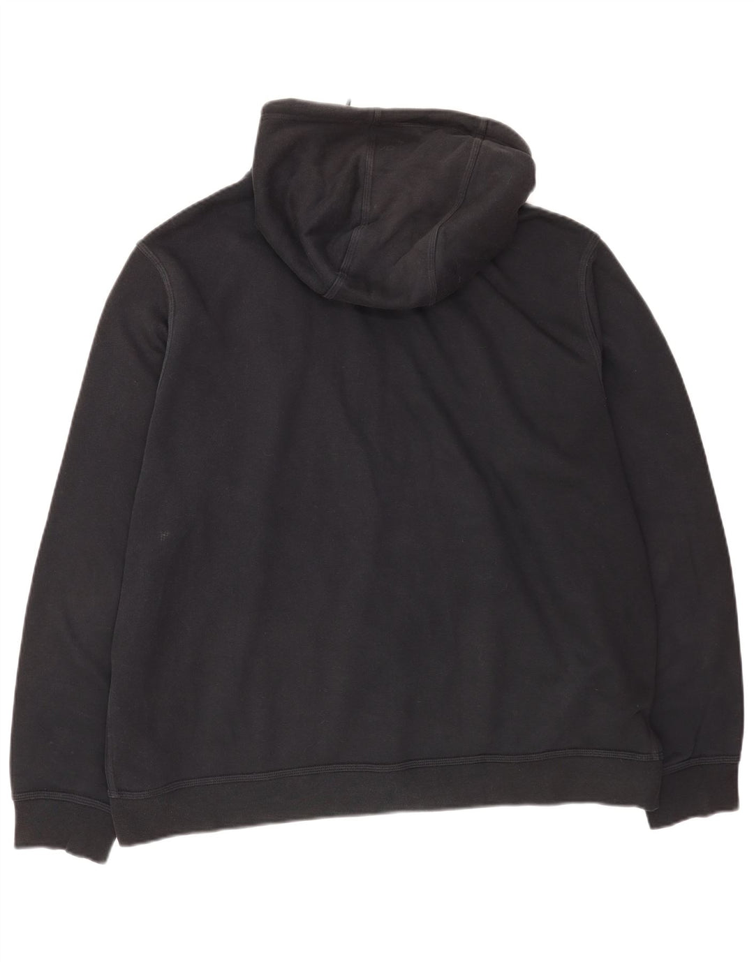 Nike Mens Zip Hoodie Sweater 2XL Black Cotton