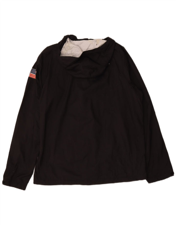 The North Face Mens Hooded Rain Jacket UK 40 Large Black