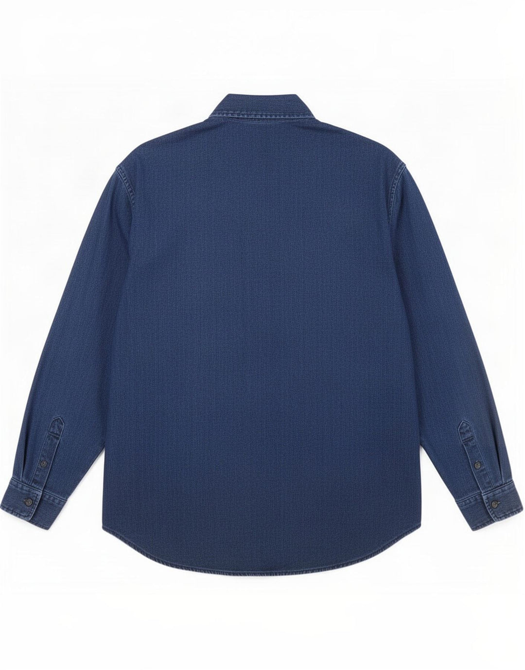 Versace Mens Shirt Large Navy Blue Cotton