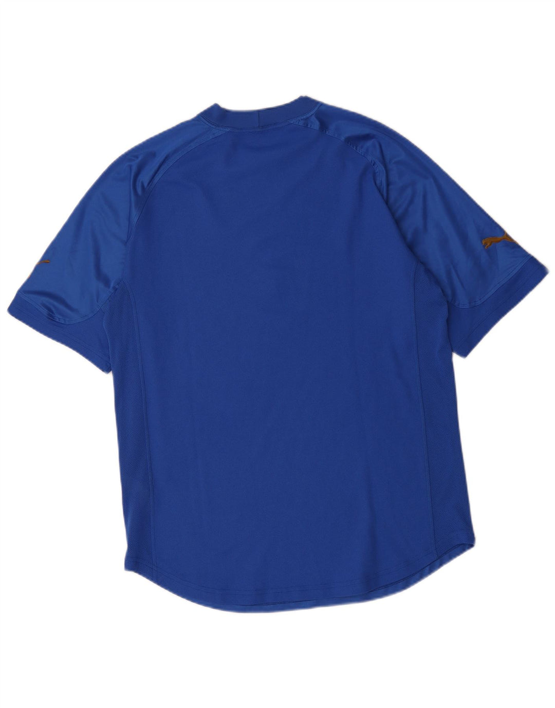 Puma Mens T-Shirt Top Medium Blue Polyester