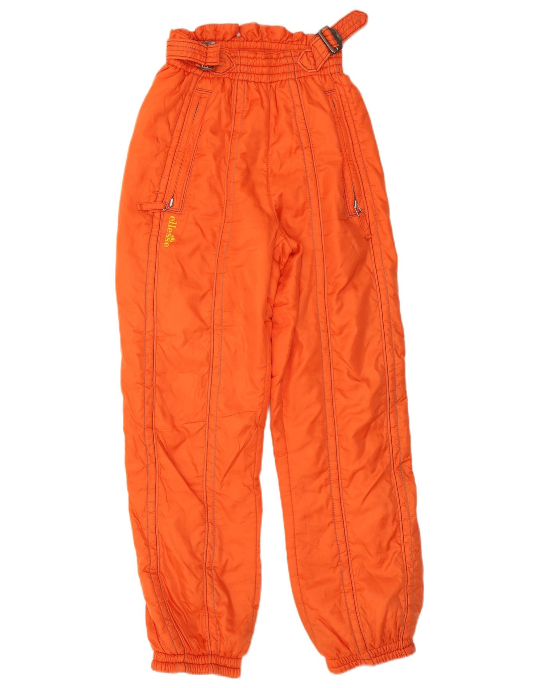 Ellesse Mens Hooded Pullover Full Tracksuit UK 34 XS Orange Winter