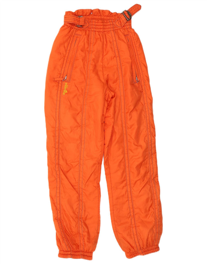 Ellesse Mens Hooded Pullover Full Tracksuit UK 34 XS Orange Winter