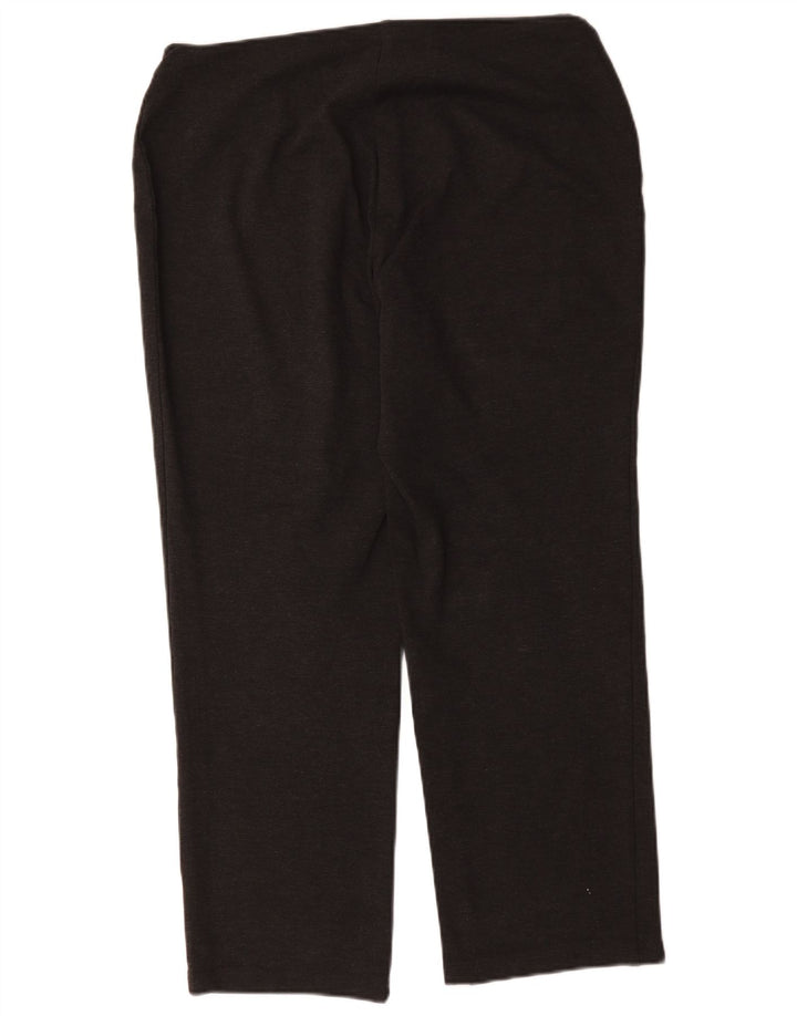 Marks & Spencer Womens Regular Casual Trousers UK 16 Large W34 L28 Grey
