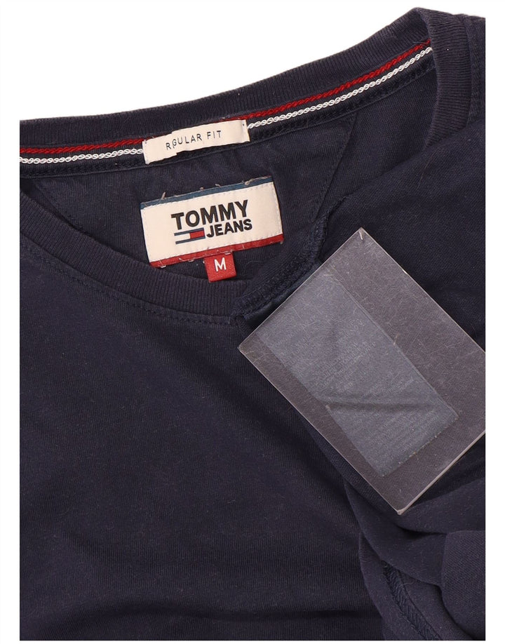Tommy Hilfiger Mens Regular Fit T-Shirt Top Medium Navy Blue Cotton