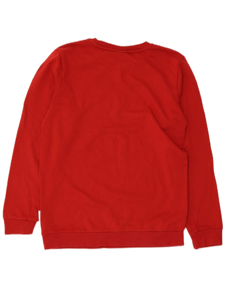 Napapijri Boys Sweatshirt Jumper 15-16 Years Red Cotton