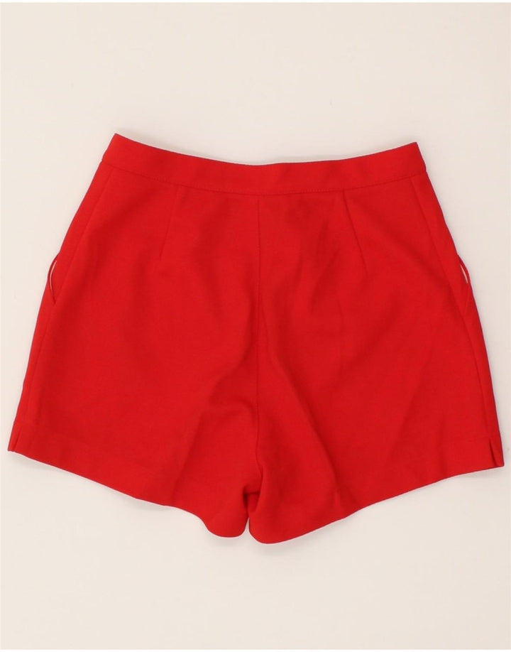 SILVY Womens Chino Shorts IT 42 Medium W26  Red Polyester Vintage Silvy and Second-Hand Silvy from Messina Hembry 