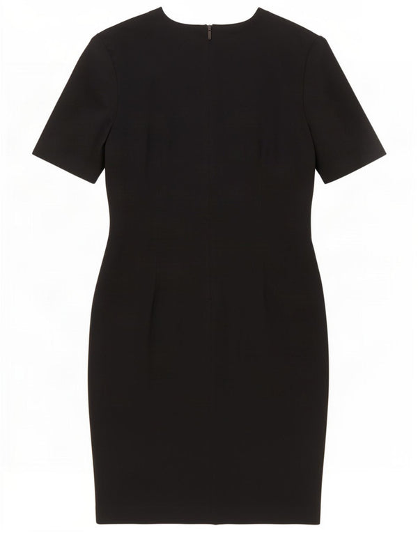 Luisa Spagnoli Womens Sheath Dress IT 48 XL Black Cotton