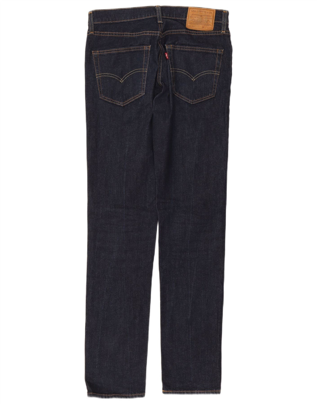 Levi's Mens 511 Slim Jeans W32 L34 Navy Blue Cotton