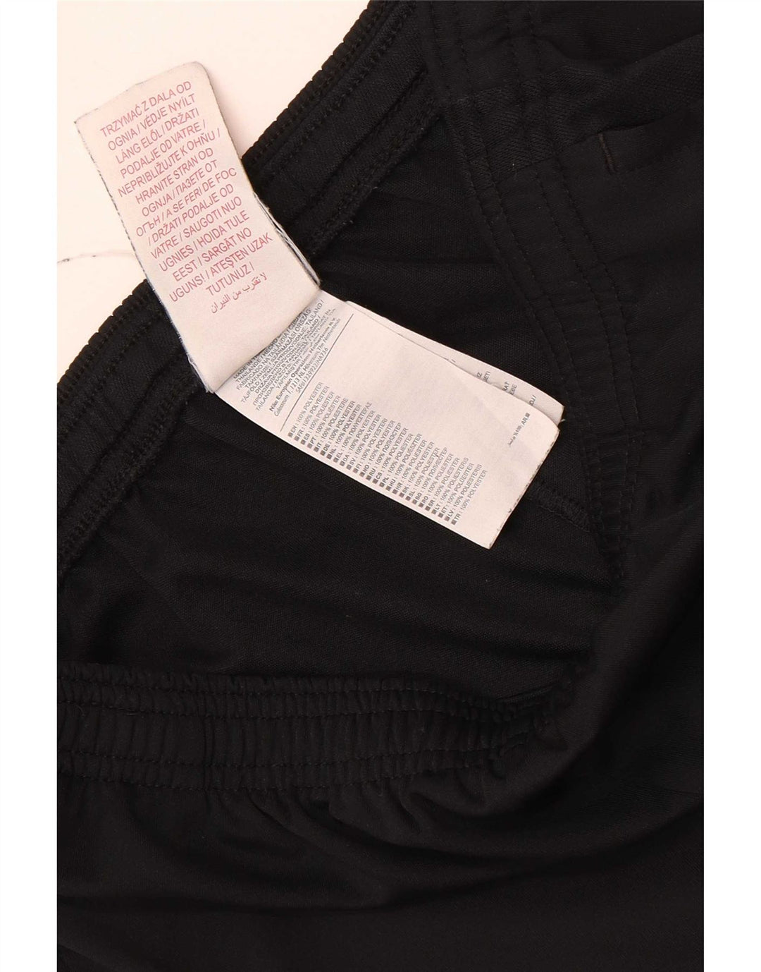 Nike Boys Dri Fit Tracksuit Trousers 13-14 Years XL Black Polyester