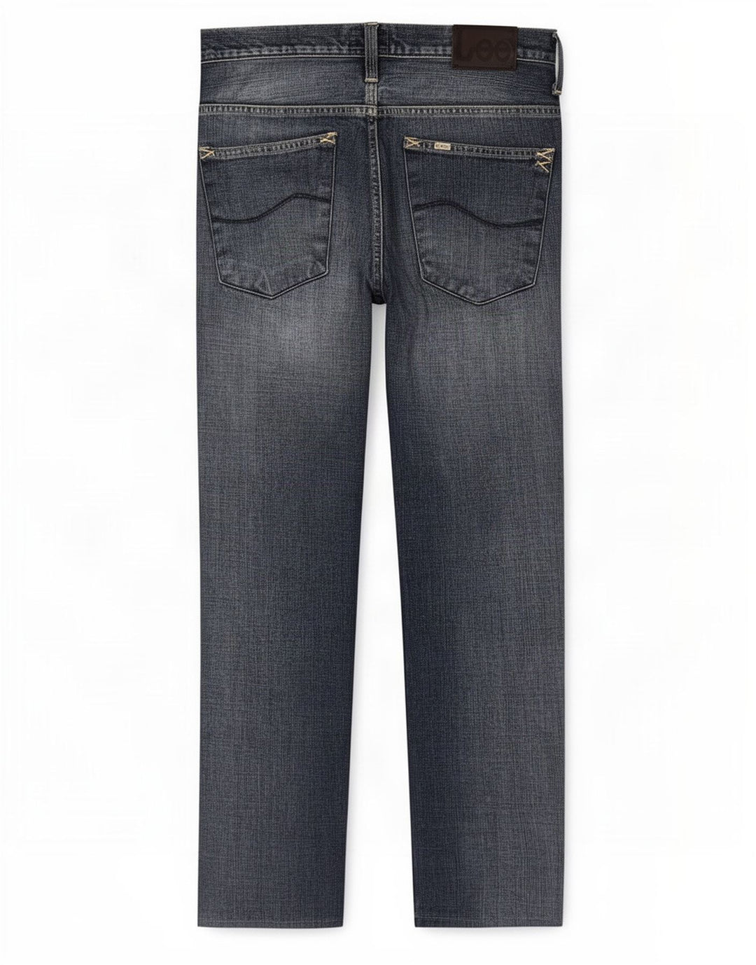 Lee Womens Straight Jeans W34 L29 Blue Cotton