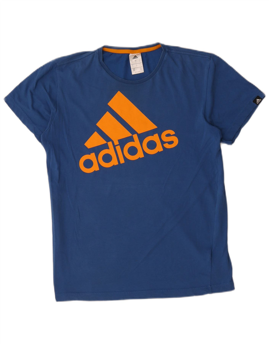 Adidas Mens Graphic T-Shirt Top Small Blue Cotton