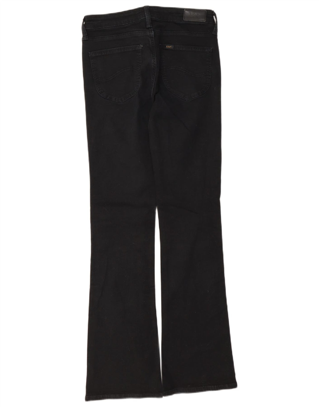 Lee Womens Hoxie Bootcut Jeans W28 L31 Black Cotton