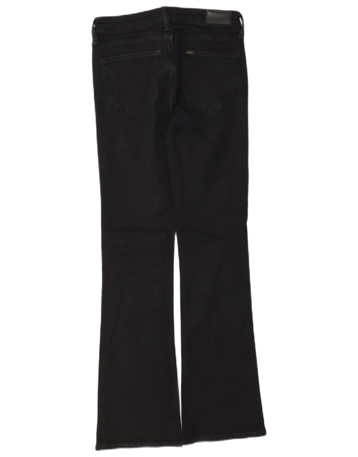 Lee Womens Hoxie Bootcut Jeans W28 L31 Black Cotton