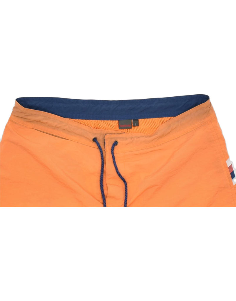 INVICTA Mens Swimming Shorts Large  Orange Polyamide | Vintage | Thrift | Second-Hand | Used Clothing | Messina Hembry 