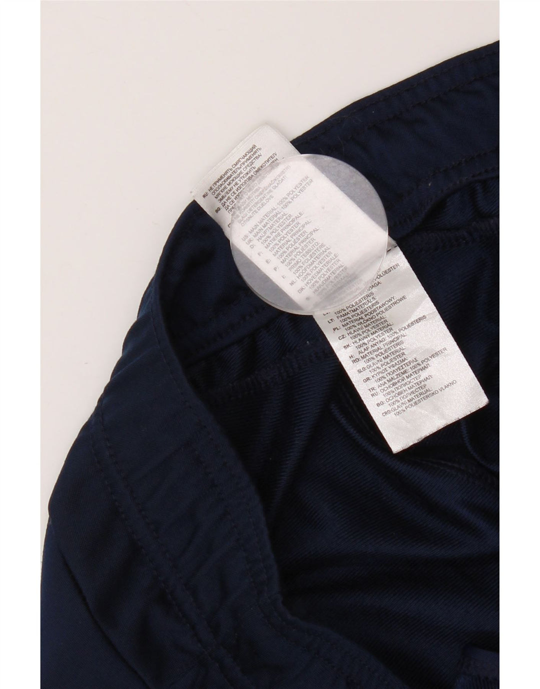Adidas Mens Tracksuit Trousers Medium  Navy Blue Polyester
