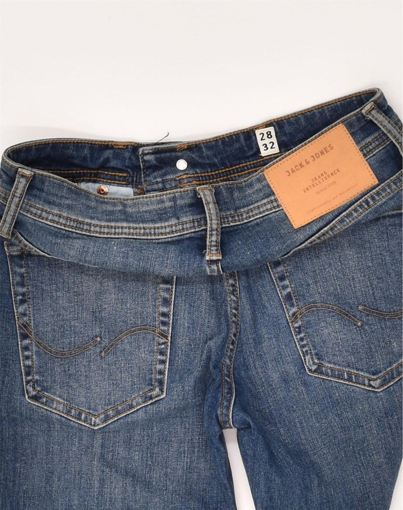 JACK & JONES Mens Slim Jeans W28 L32 Blue Cotton | Vintage Jack & Jones | Thrift | Second-Hand Jack & Jones | Used Clothing | Messina Hembry 