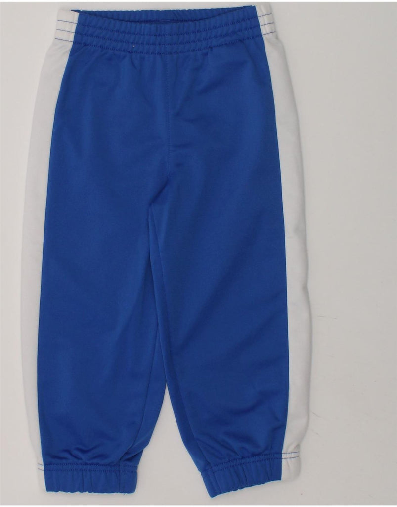 PUMA Baby Boys Joggers Tracksuit Trousers 18-24 Months Blue Colourblock | Vintage Puma | Thrift | Second-Hand Puma | Used Clothing | Messina Hembry 