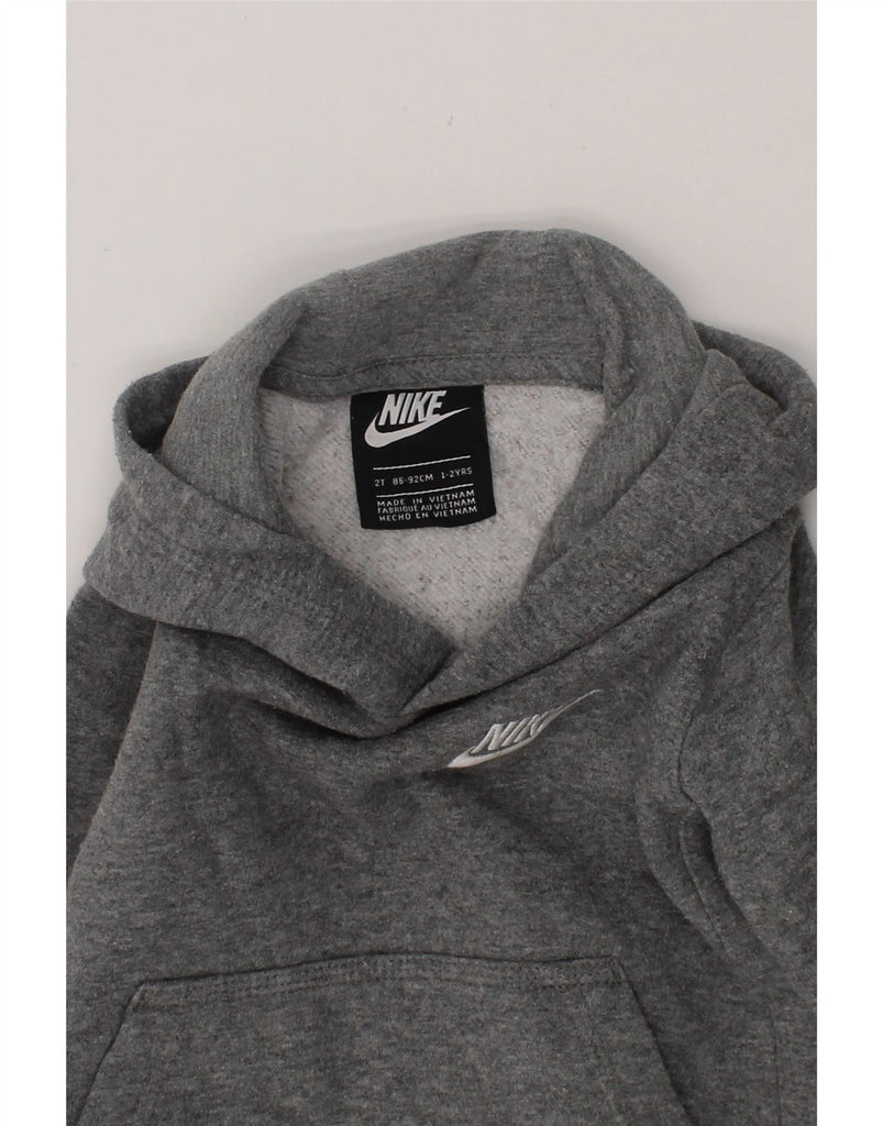 NIKE Baby Boys Hoodie Jumper 18-24 Months Grey Cotton Vintage Nike and Second-Hand Nike from Messina Hembry 