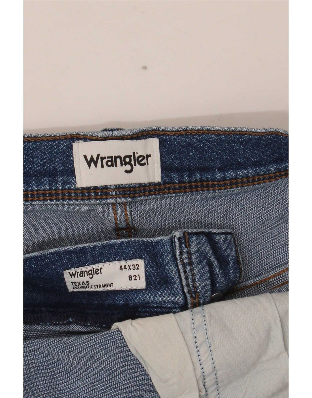 Wrangler Mens Texas Straight Jeans W44 L32 Blue