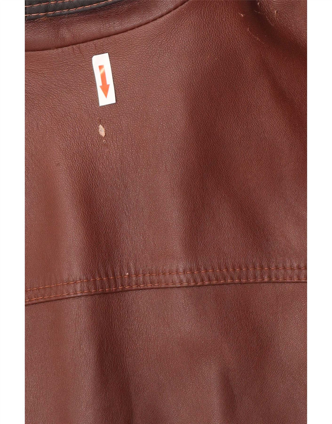Vintage Mens Bomber Leather Jacket UK 40 Large Brown