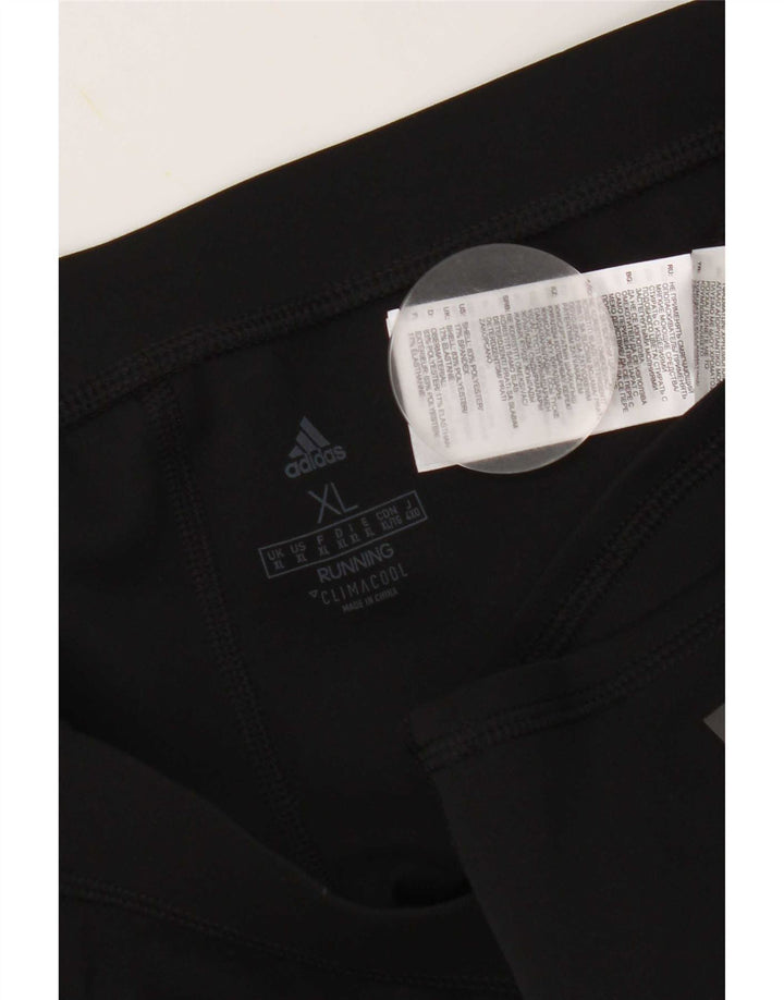 Adidas Womens Climacool Sport Shorts UK 18 XL Black Polyester