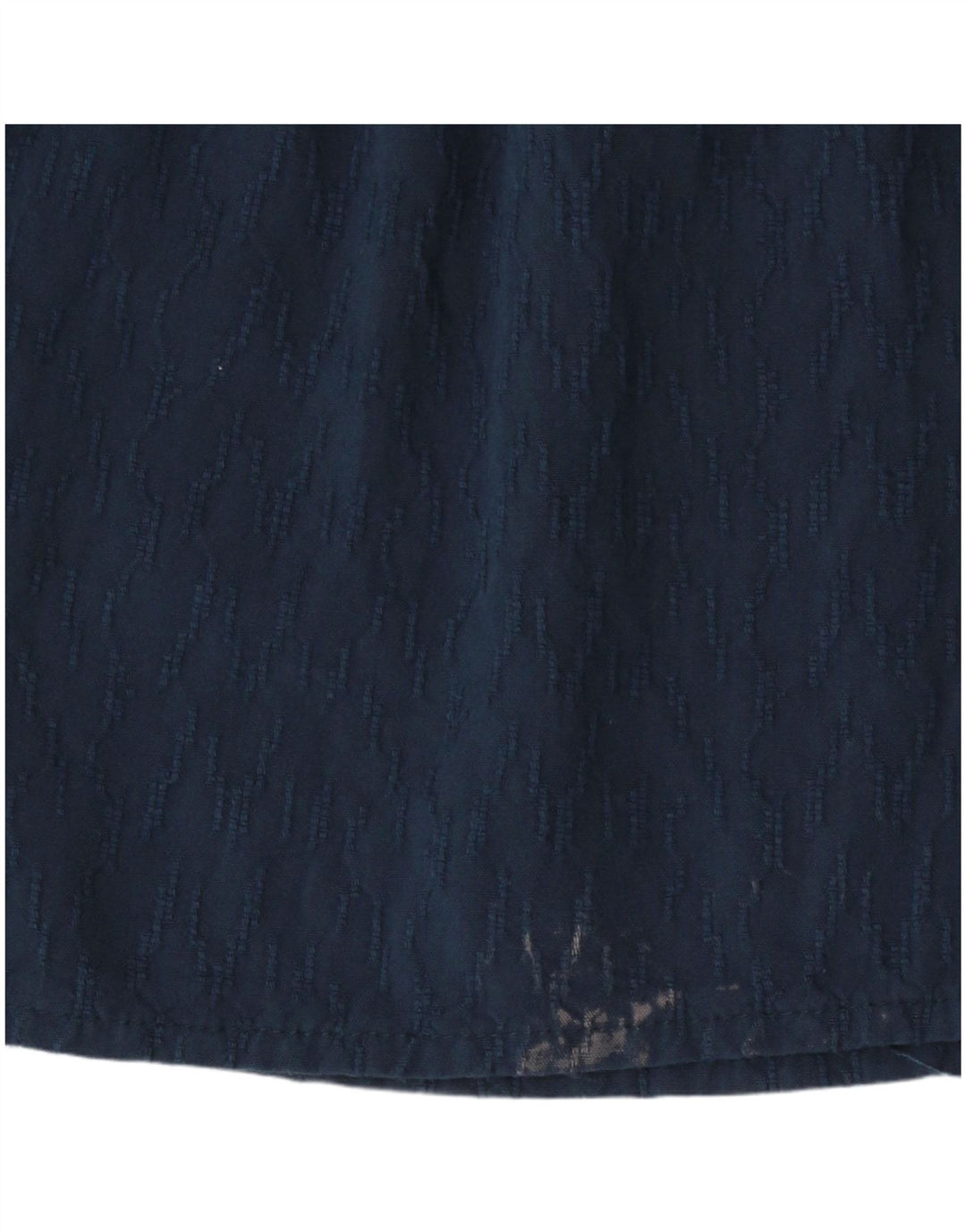 White Stuff Womens Long Sleeve Tiered Dress UK 12 Medium Blue Viscose