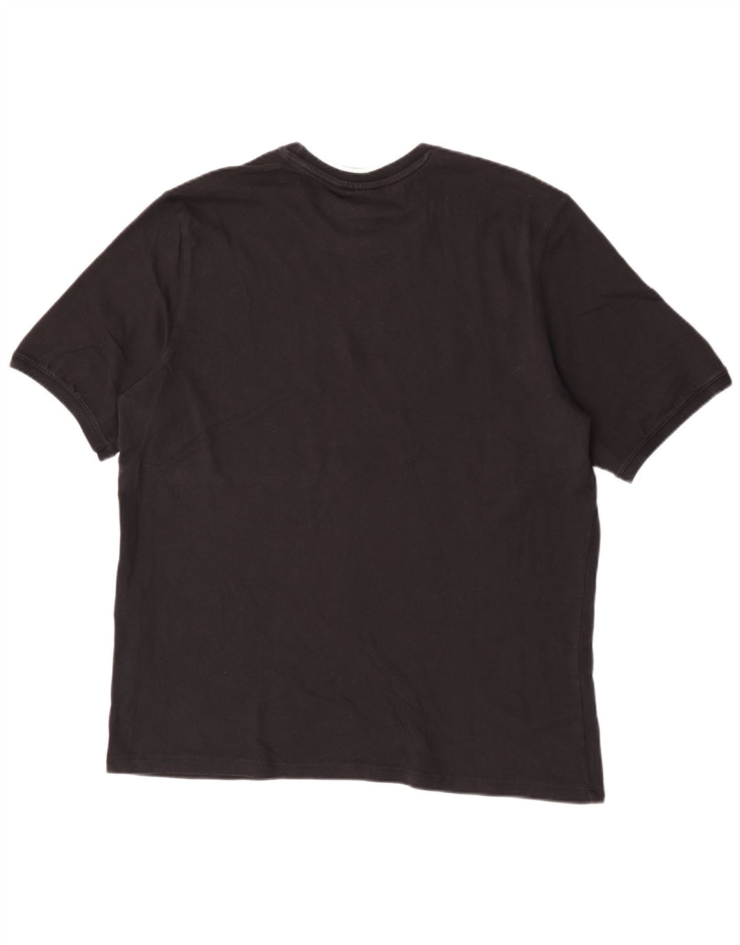 Adidas Mens T-Shirt Top Large Black Cotton