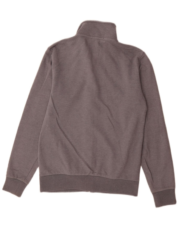 Fred Perry Mens Tracksuit Top Jacket Small Grey Cotton