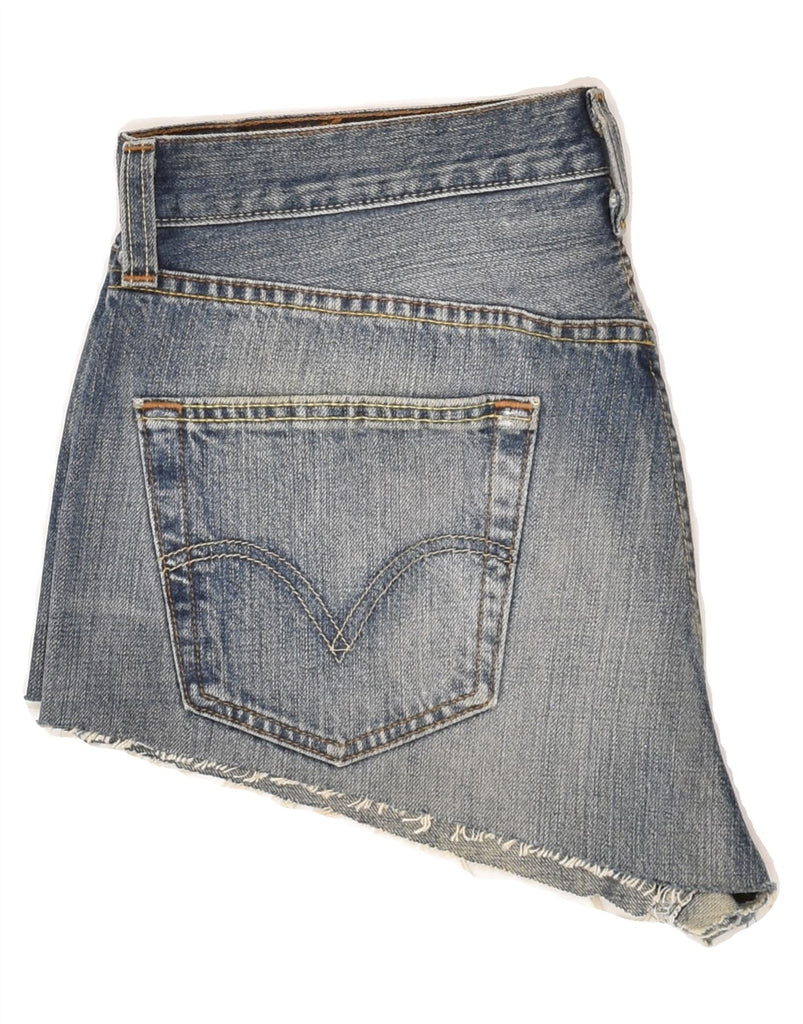 LEVI'S Womens 501 Denim Shorts W33 Large Blue | Vintage Levi's | Thrift | Second-Hand Levi's | Used Clothing | Messina Hembry 