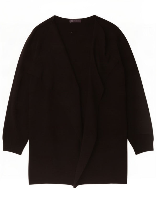 Marks & Spencer Womens Oversized Longline Cardigan Sweater UK 18 XL Black
