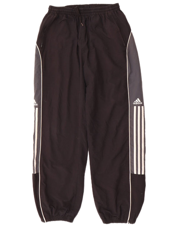 Adidas Mens Tracksuit Trousers Joggers Medium  Black Colourblock Polyester