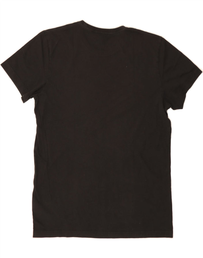 ADIDAS Mens Graphic T-Shirt Top Medium Black Cotton Vintage Adidas and Second-Hand Adidas from Messina Hembry 