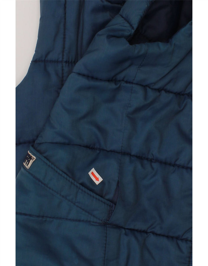 Puffa Boys Padded Gilet 7-8 Years Large Blue Nylon