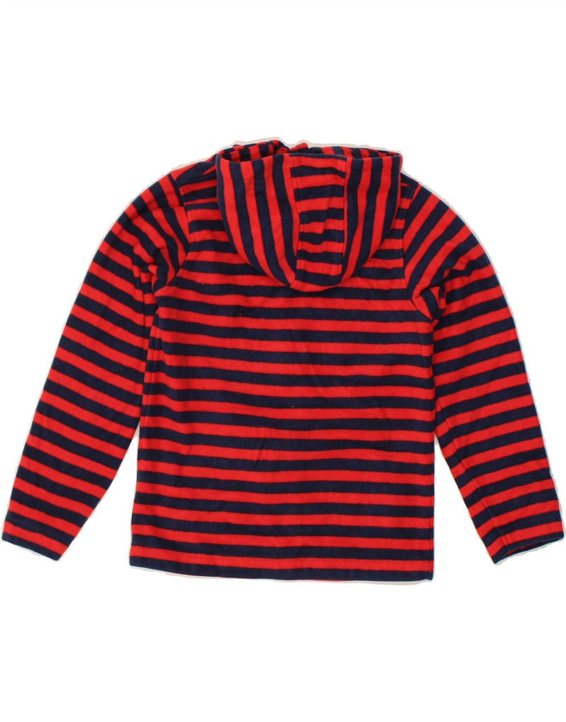 MOUNTAIN WAREHOUSE Girls Hooded Fleece Jacket 9-10 Years Red Striped Vintage Mountain Warehouse and Second-Hand Mountain Warehouse from Messina Hembry 
