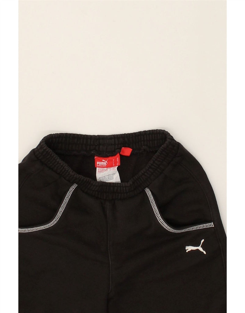 PUMA Boys Tracksuit Trousers 5-6 Years Black Cotton | Vintage Puma | Thrift | Second-Hand Puma | Used Clothing | Messina Hembry 