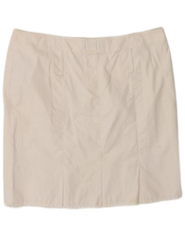 Tommy Hilfiger Womens Mini Skirt Large W32 White Cotton