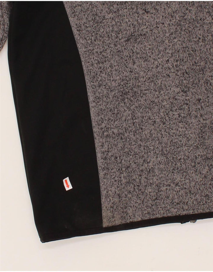 HAKRO Mens Tracksuit Top Jacket Small Grey Colourblock Polyester Vintage Hakro and Second-Hand Hakro from Messina Hembry 