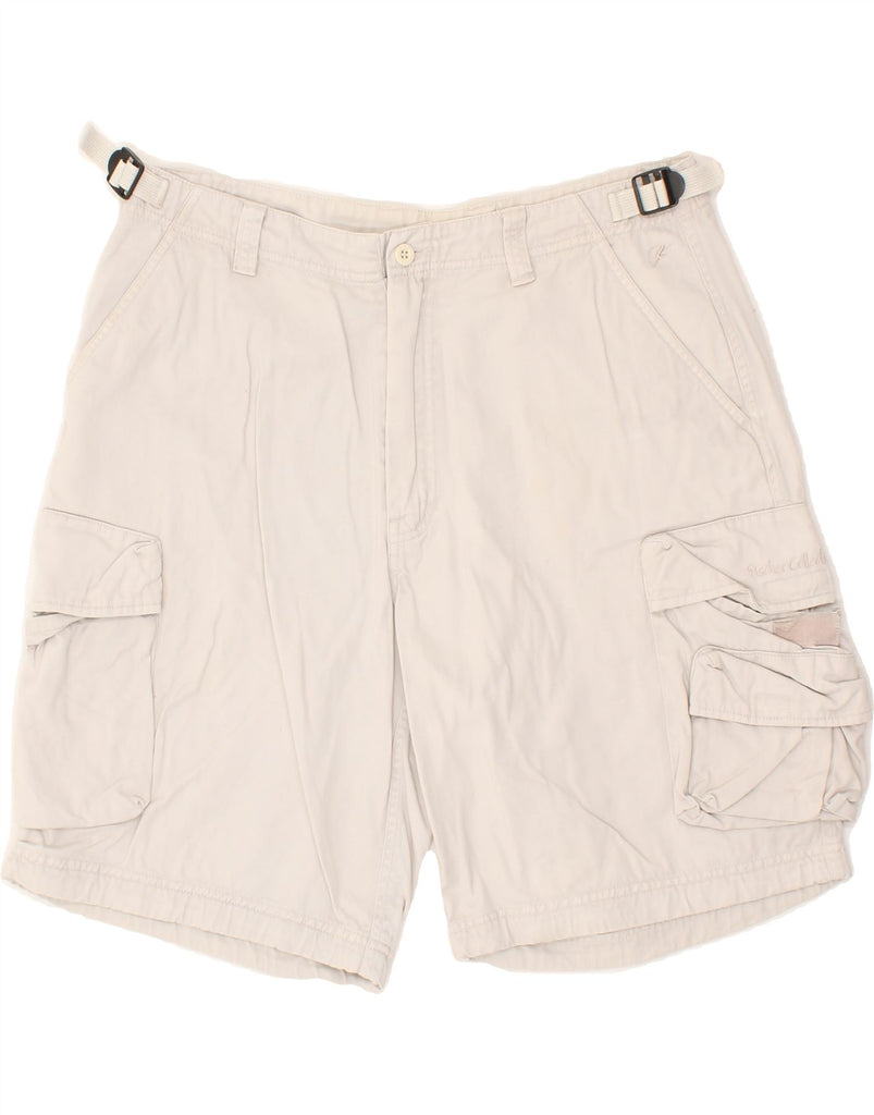 VINTAGE Mens Cargo Shorts W36 Large Grey Vintage Vintage and Second-Hand Vintage from Messina Hembry 